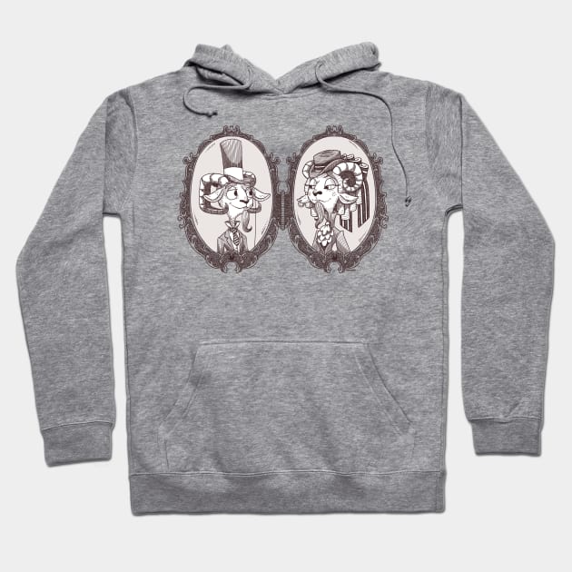 Goat Locket Hoodie by nocturnallygeekyme